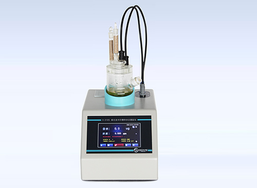 通過V-310s測定磷酸二苯一異辛酯樣品的水分含量。